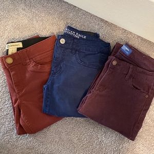 Bundle- size 2 colored denim